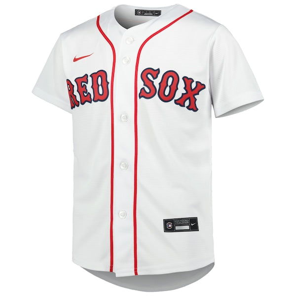 Trevor Story Boston Red Sox Nike Youth Alternate Replica Player Jersey - White/Red - Image 3