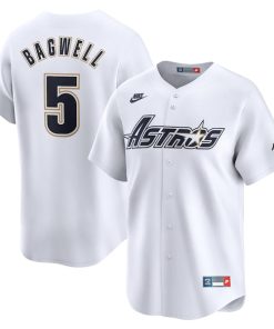 Jeff Bagwell Houston Astros Nike Throwback Cooperstown Collection Limited Jersey - White