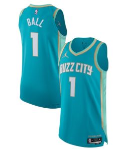 Jordan Brand LaMelo Ball Charlotte Hornets  Authentic Jersey - City Edition - Teal