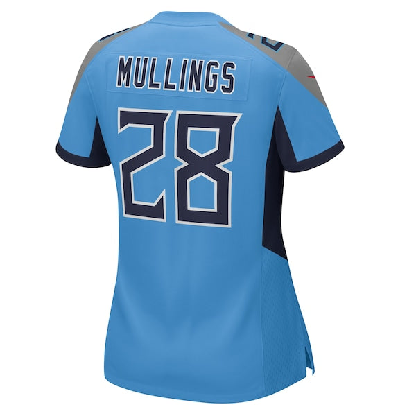 Kalel Mullings Tennessee Titans Nike Women's Team Game Jersey - Light Blue - Image 3