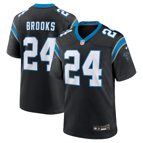 Jonathon Brooks Carolina Panthers Nike Game Jersey - Black