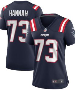 John Hannah New England Patriots Nike Women's Game Retired Player Jersey - Navy