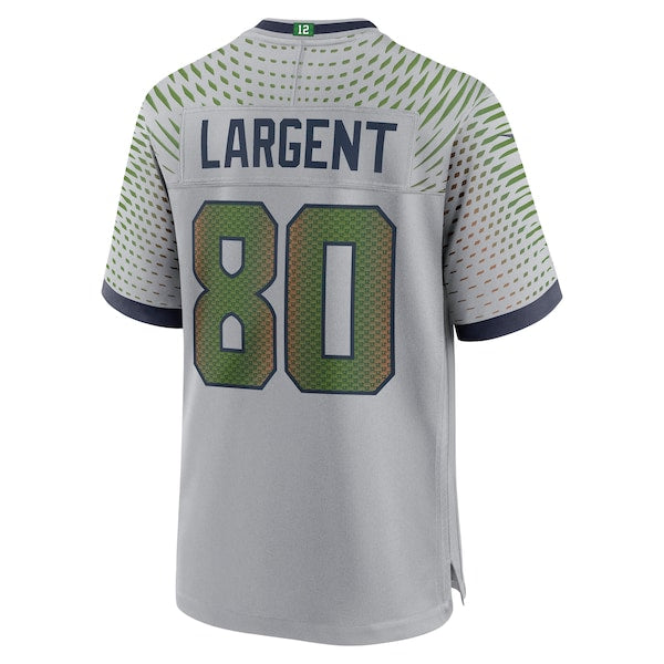 Steve Largent Seattle Seahawks Nike 2025 Rivalries Collection Retired Player Game Jersey - Wolf Gray - Image 3