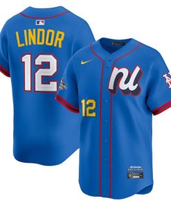 Francisco Lindor National League Nike 2025 All-Star Edition Limited Player Jersey - Blue