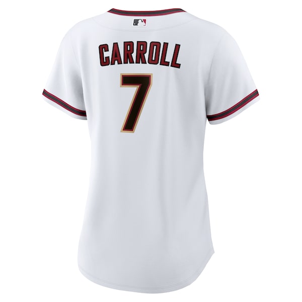 Corbin Carroll Arizona Diamondbacks Nike Women's Home Replica Player Jersey - White - Image 3