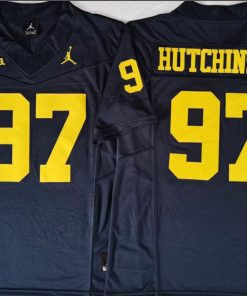 Aidan Hutchinson NCAA Michigan Wolverines Jordan Band Vapor Limited Jersey