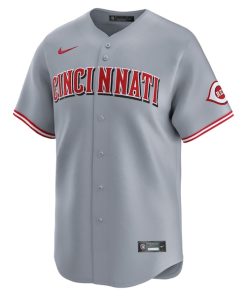 Alternative view of Cincinnati Reds Nike Away Limited Jersey - Gray