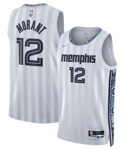 Ja Morant Memphis Grizzlies Nike Unisex 2025/26 Swingman Jersey - White - City Edition