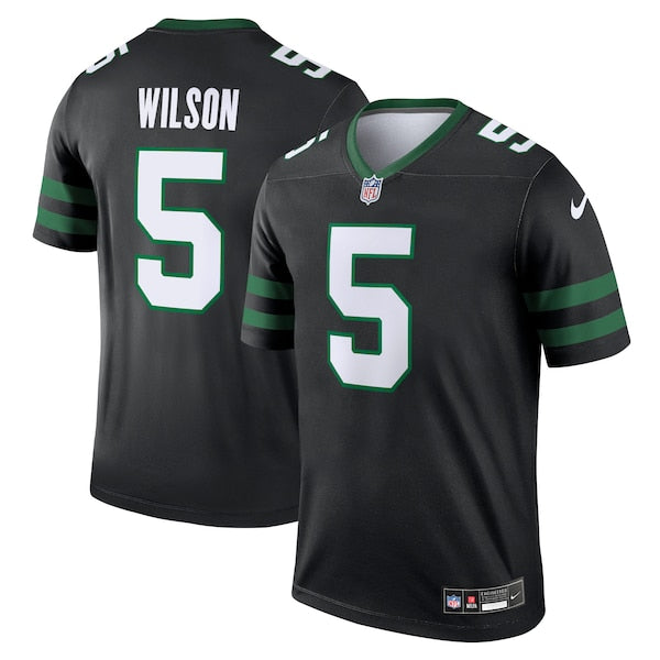 Garrett Wilson New York Jets Nike Alternate Legend Jersey - Legacy Black