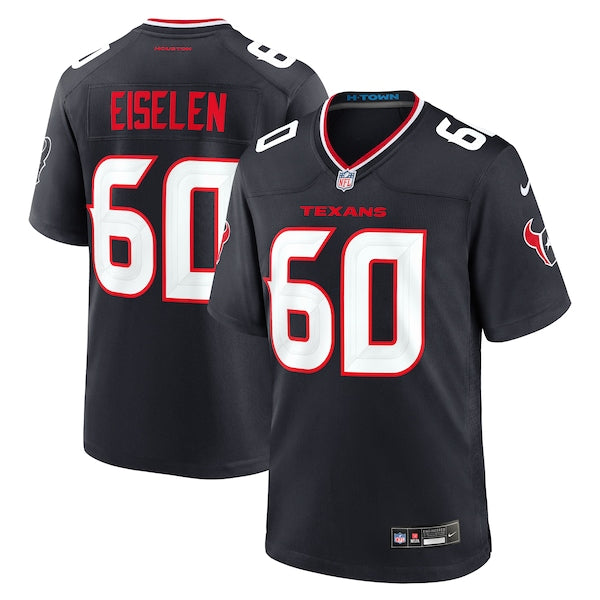Dieter Eiselen Houston Texans Nike Team Game Jersey - Navy