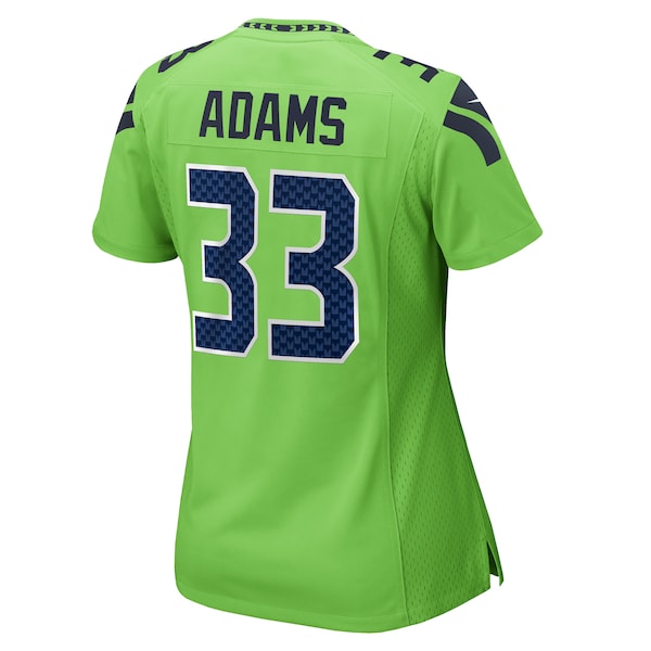 Jamal Adams Seattle Seahawks Nike Women's Game Jersey - Neon Green - Image 3