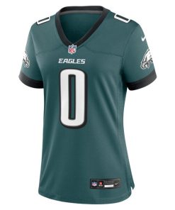 Alternative view of Bryce Huff Philadelphia Eagles Nike Women's Game Player Jersey - Midnight Green