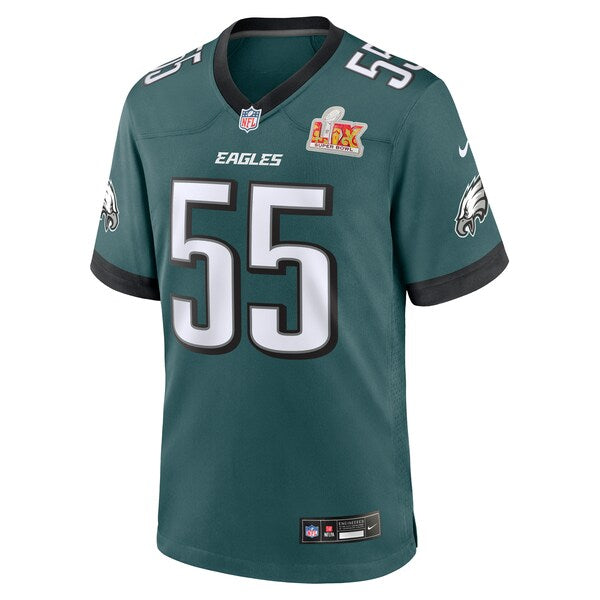 Brandon Graham Philadelphia Eagles Nike Super Bowl LIX Game Player Jersey - Midnight Green - Image 3