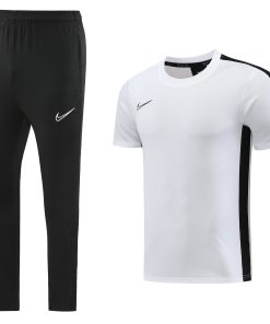 Nike Short Sleeve Training Jersey Set-ND02- White/Black