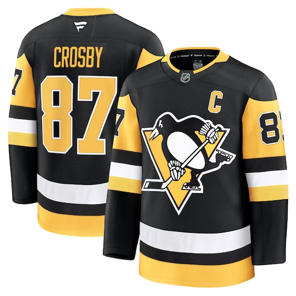Sidney Crosby Pittsburgh Penguins Home Premium Jersey - Black