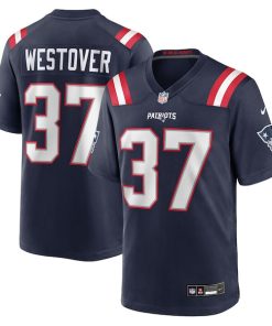 Jack Westover New England Patriots Nike Team Game Jersey -  Navy