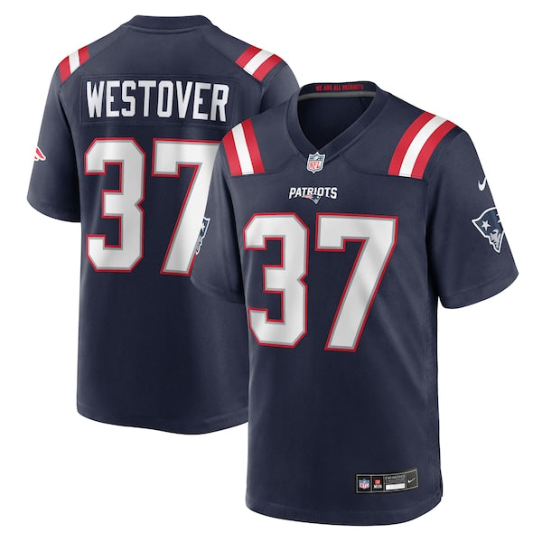 Jack Westover New England Patriots Nike Team Game Jersey - Navy