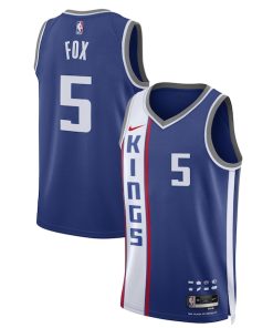 De'Aaron Fox Sacramento Kings Nike Unisex 2023/24 Swingman Jersey - Blue - City Edition