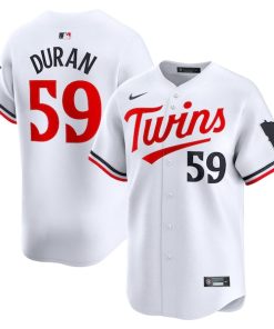Jhoan Duran Minnesota Twins Nike Home Limited Player Jersey - White
