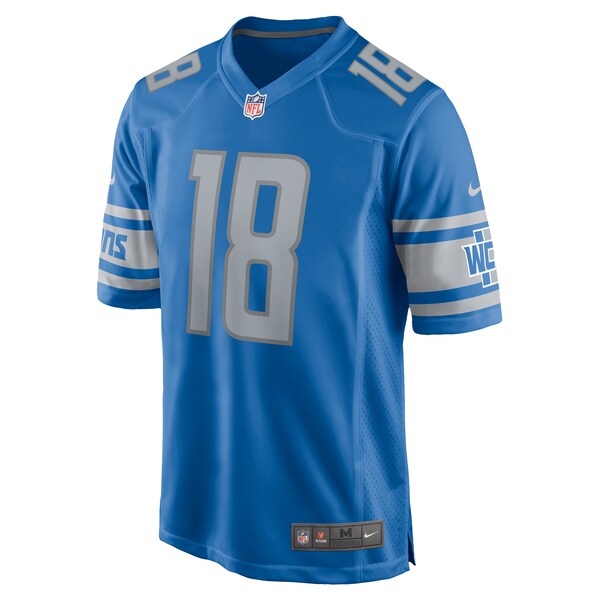 David Blough Detroit Lions Nike Team Game Jersey - Blue - Image 2