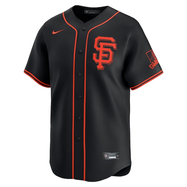 Blake Snell San Francisco Giants Nike Alternate Limited Jersey - Black/Cream/Gray - Image 3