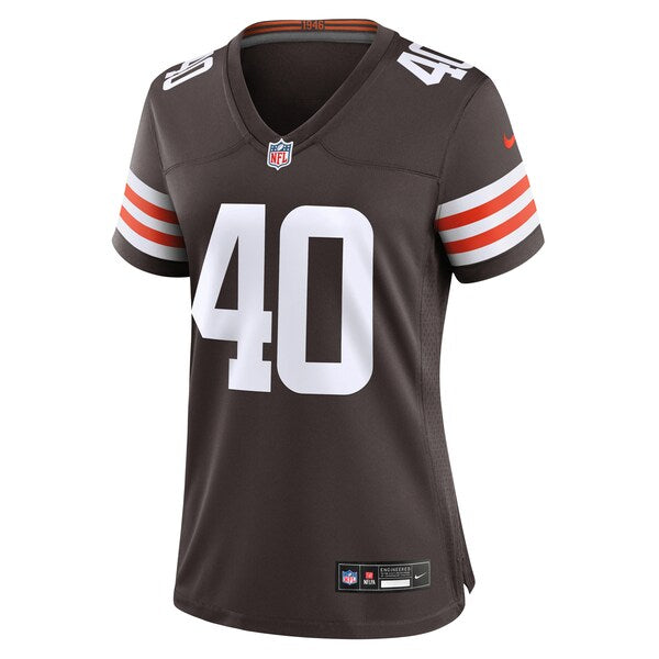 Nathaniel Watson Cleveland Browns Nike Women's Game Jersey - Brown - Image 3