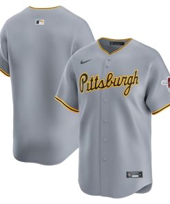 Pittsburgh Pirates Nike Away Limited Jersey - Gray