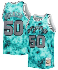David Robinson San Antonio Spurs 1998/99 Galaxy Swingman Jersey - Teal