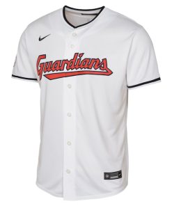 Alternative view of Jose Ramirez Cleveland Guardians Nike Youth Home Limited Player Jersey - White