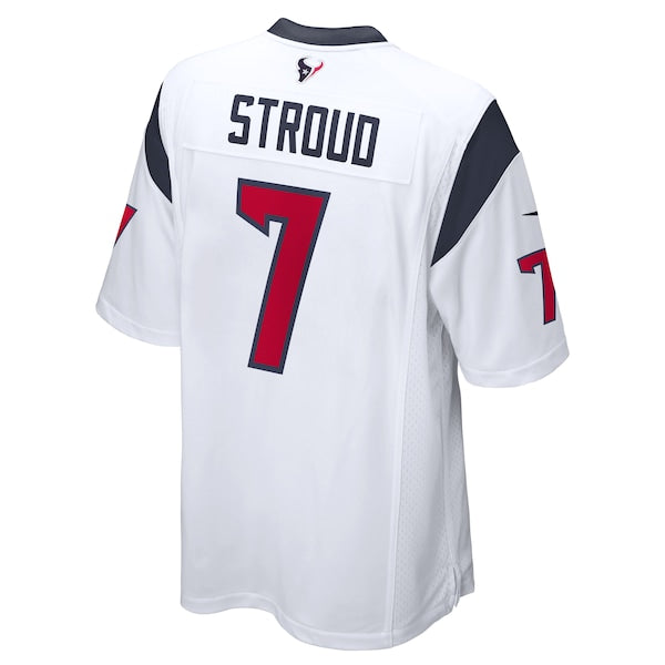 CJ Stroud Houston Texans Nike 2023 NFL Draft First Round Pick Game Jersey - White/Navy/Red - Image 4