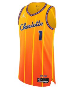 Alternative view of LaMelo Ball Charlotte Hornets Jordan Brand Unisex 2025/26 Authentic Jersey - City Edition - Orange