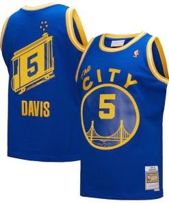 Baron Davis Golden State Warriors  Hardwood Classics 2004/05 Swingman Jersey - Royal