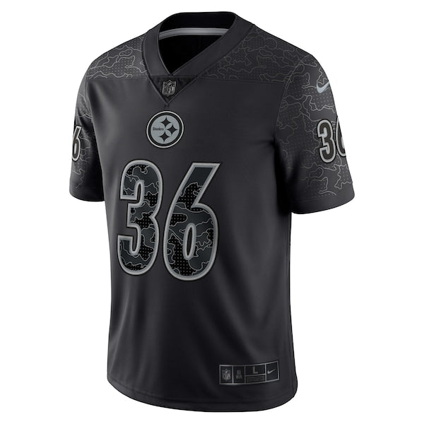 Jerome Bettis Pittsburgh Steelers Nike Retired Player RFLCTV Limited Jersey - Black - Image 3