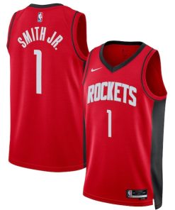 Jabari Smith Jr. Houston Rockets Nike Unisex 2022 NBA Draft First Round Pick Swingman Jersey - Icon Edition - Red