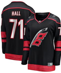 Taylor Hall Carolina Hurricanes  Women's Home Breakaway Player Jersey - Black
