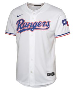 Alternative view of Corey Seager Texas Rangers Nike Youth Home Limited Player Jersey - White