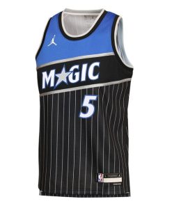 Alternative view of Paolo Banchero Orlando Magic Jordan Brand Youth  Swingman Jersey - Statement Edition - Black