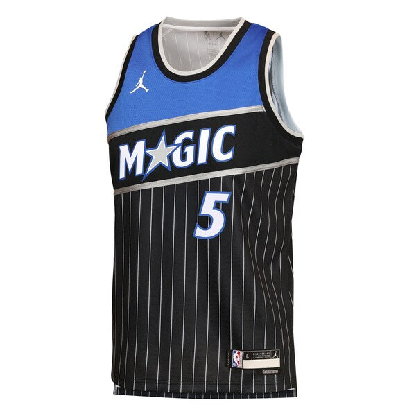 Paolo Banchero Orlando Magic Jordan Brand Youth Swingman Jersey - Statement Edition - Black - Image 2