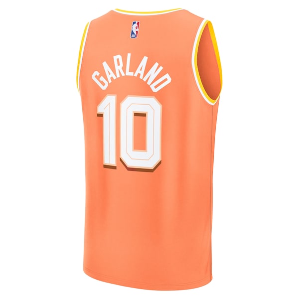 Darius Garland Cleveland Cavaliers 2025/26 City Edition Fast Break Jersey - Orange - Image 3