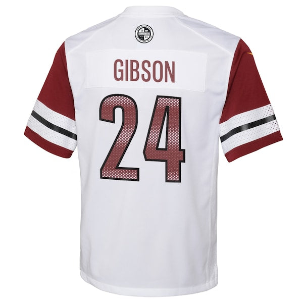 Antonio Gibson Washington Commanders Nike Youth Game Jersey - White/Black/Burgundy - Image 4