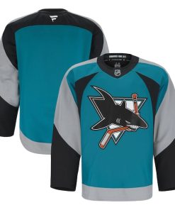 San Jose Sharks  Alternate Authentic Pro Jersey - Teal