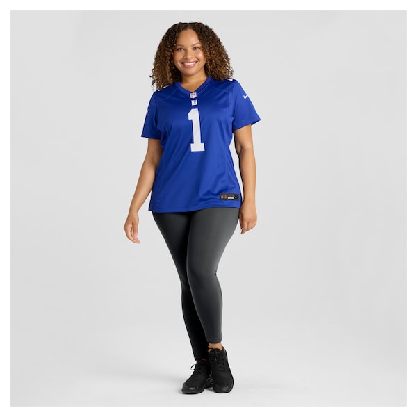 Malik Nabers New York Giants Nike Women's Game Jersey - Royal - Image 7