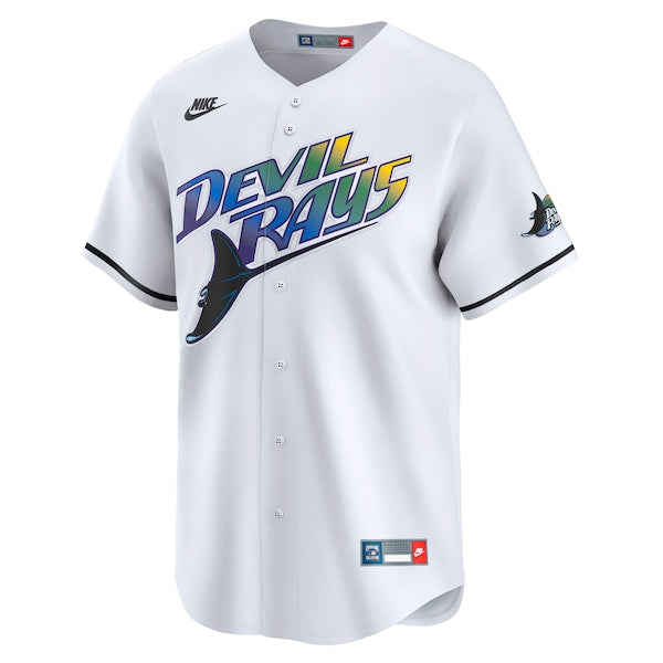 Fred McGriff Tampa Bay Rays Nike Throwback Cooperstown Limited Jersey - White - Image 2