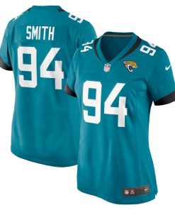 Maason Smith Jacksonville Jaguars Nike Women's  Game Jersey -  Teal