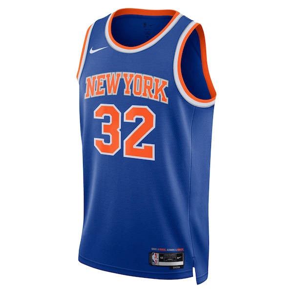 Karl-Anthony Towns New York Knicks Nike Unisex Swingman Jersey - Icon Edition - Blue - Image 2