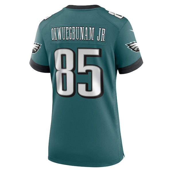 Albert Okwuegbunam Jr. Philadelphia Eagles Nike Women's Team Game Jersey - Midnight Green - Image 4