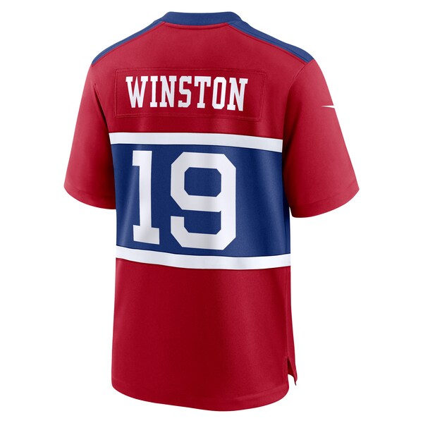 Jameis Winston New York Giants Nike Alternate Game Jersey - Century Red/Royal - Image 4