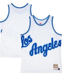Los Angeles Lakers Hardwood Classics Blown Out Fashion Jersey - White