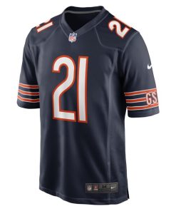Alternative view of D'Onta Foreman Chicago Bears Nike Game Jersey - Navy