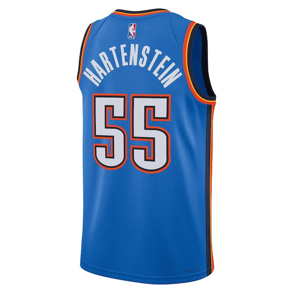 Isaiah Hartenstein Oklahoma City Thunder Nike Unisex Swingman Jersey - Icon Edition - Blue - Image 3
